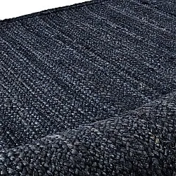 Jute-vloerkleed - Amasia (donkerblauw)