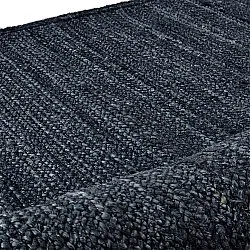 Jute-vloerkleed - Amasia (donkerblauw)
