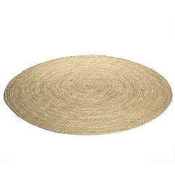 Rond jute vloerkleed - Amasia (natuur)