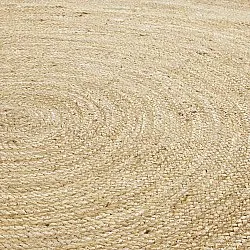 Rond jute vloerkleed - Amasia (natuur)