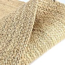 Rond jute vloerkleed - Amasia (natuur)