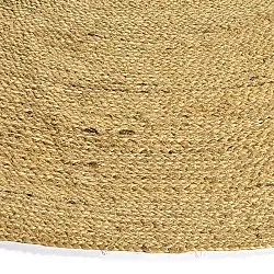 Rond jute vloerkleed - Amasia (oranje)