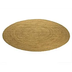 Rond jute vloerkleed - Amasia (oranje)