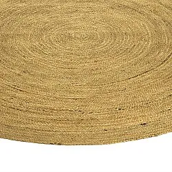 Rond jute vloerkleed - Amasia (oranje)