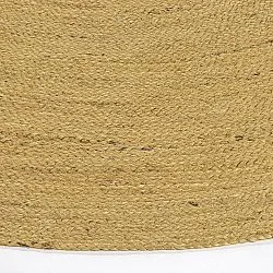 Rond jute vloerkleed - Amasia (oranje)