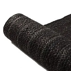 Jute-vloerkleed - Amasia (zwart)