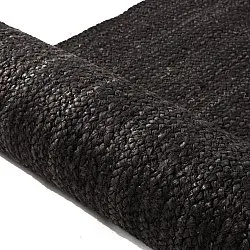 Jute-vloerkleed - Amasia (zwart)