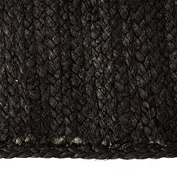 Jute-vloerkleed - Amasia (zwart)