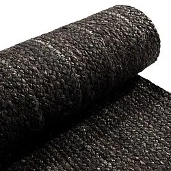 Jute-vloerkleed - Amasia (zwart)