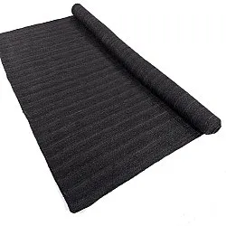 Jute-vloerkleed - Amasia (zwart)