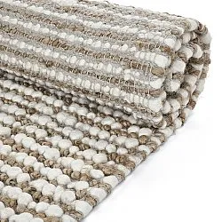 Jute-vloerkleed - Bally Jute/wool Bubble (natuur/wit)