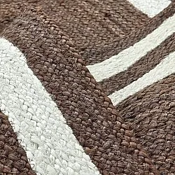 Jute-vloerkleed - Jessore (bruin/wit)