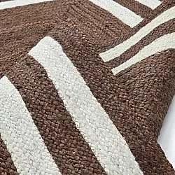 Jute-vloerkleed - Jessore (bruin/wit)