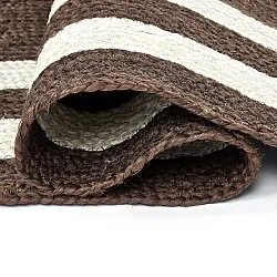 Jute-vloerkleed - Jessore (bruin/wit)