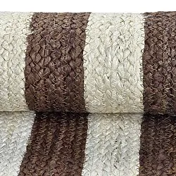 Jute-vloerkleed - Jessore (bruin/wit)