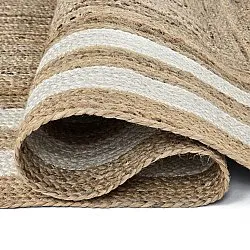 Jute-vloerkleed - Jessore (natuur/wit)