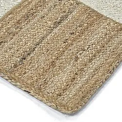 Jute-vloerkleed - Khulna (natuur/wit)