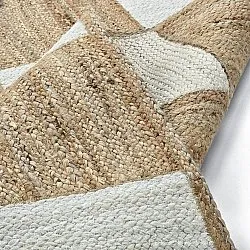 Jute-vloerkleed - Khulna (natuur/wit)