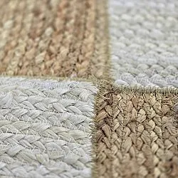 Jute-vloerkleed - Khulna (natuur/wit)