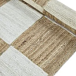 Jute-vloerkleed - Khulna (natuur/wit)