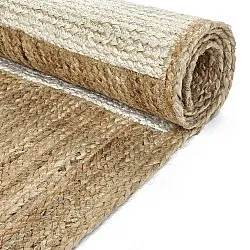 Jute-vloerkleed - Khulna (natuur/wit)