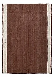 Jute-vloerkleed - Senaki (bruin/wit)