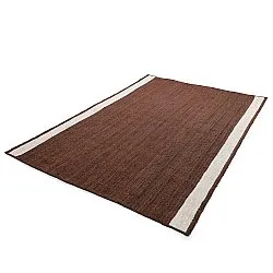 Jute-vloerkleed - Senaki (bruin/wit)