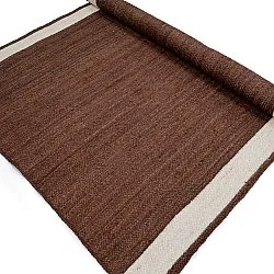 Jute-vloerkleed - Senaki (bruin/wit)