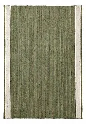 Jute-vloerkleed - Senaki (militair groen/wit)