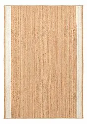 Jute-vloerkleed - Senaki (natuur/wit)