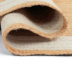 Jute-vloerkleed - Senaki (natuur/wit)