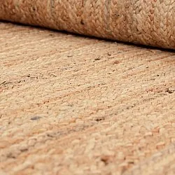 Jute-vloerkleed - Senaki (natuur/wit)