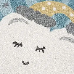 Kindervloerkleed -Night Clouds Rond (multi)