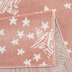 Kindervloerkleed - Stars (roze)