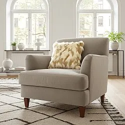 Kussensloop - Clara (wit/beige)