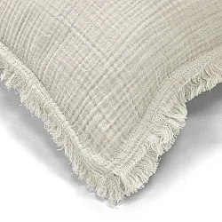 Kussensloop - Dorena (grijs)