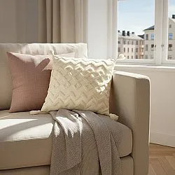 Kussensloop - Doria (gebroken wit)