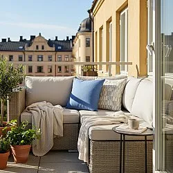 Kussensloop - Luana (blauw)