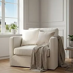 Kussensloop - Luana (wit)