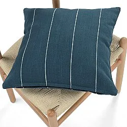 Kussensloop - Martina Stripe (blauw/wit)