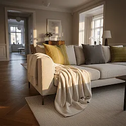 Kussensloop - Martina Stripe (groen/wit)