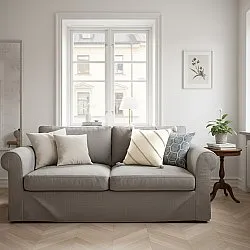 Kussensloop - Montreux (gebroken wit/grijs)