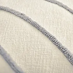 Kussensloop - Montreux (gebroken wit/grijs)