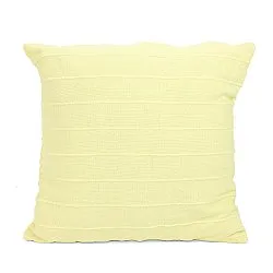 Kussensloop - Nalani cotton cushion cover (lichtgeel)
