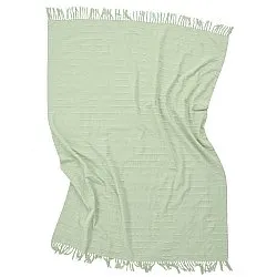 Dekens - Nalani cotton throw (lichtgroen)