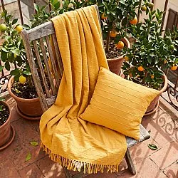 Dekens - Nalani cotton throw (oranje)