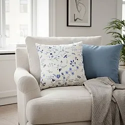 Kussensloop - Stavanger Embroidered Cushion Cover (multi)