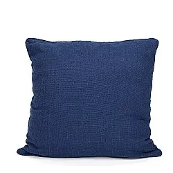 Kussensloop - Veya cotton cushion cover (marineblauw)