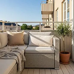 Kussensloop - Yrsa (donkerbeige)