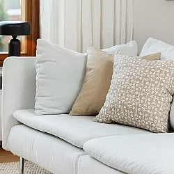 Kussensloop x 2 - Ella (beige)